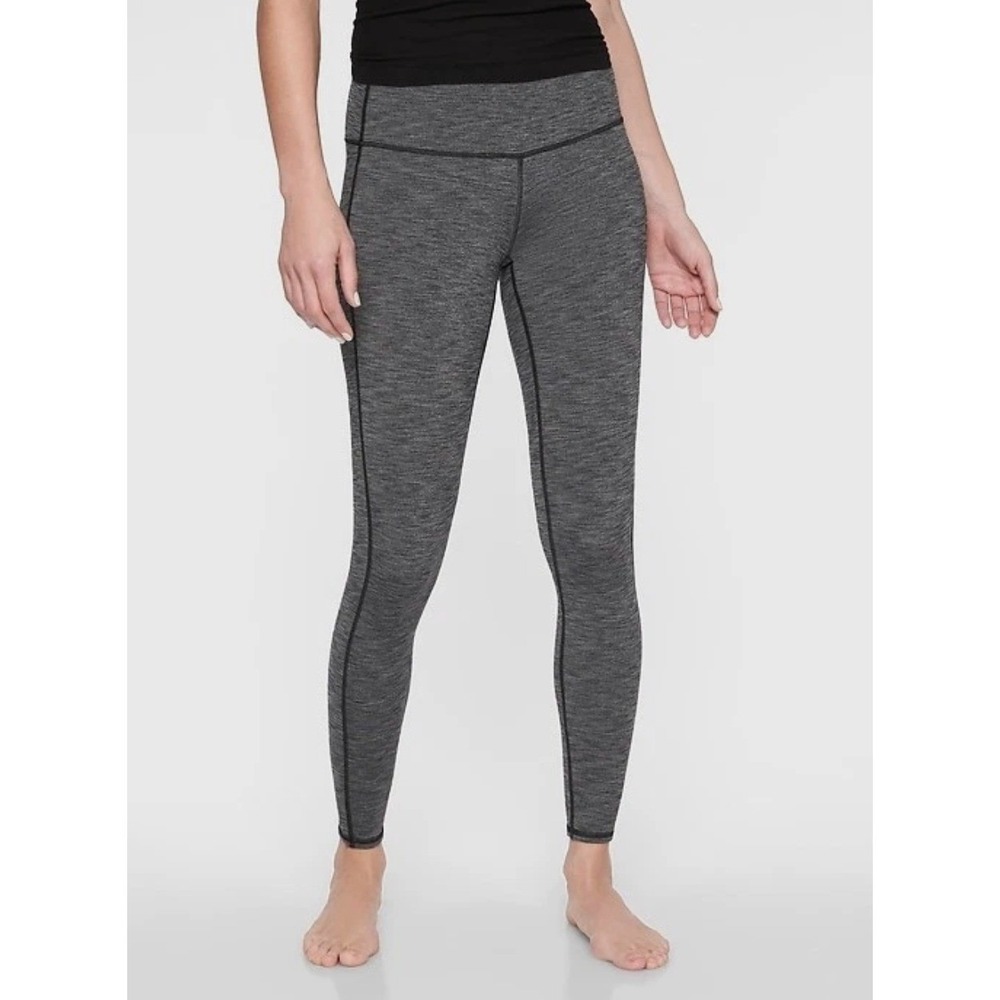 Athleta‎ Women's Chaturanga Tight Leggings XS Heathered Grey Athleisure Workout